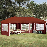 vidaXL Pop-up Partytält 575 x 289 x 245 cm Terracotta