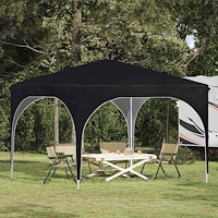 vidaXL Pop-up Partytält 290 x 290 x 245 cm Antracit