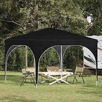 vidaXL Pop-up Partytält 290 x 290 x 245 cm Svart