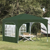 vidaXL Pop-up Partytält 290 x 290 x 245 cm Grön
