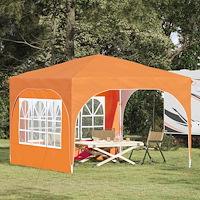 vidaXL Pop-up Partytält 290 x 290 x 245 cm Orange