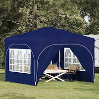 vidaXL Pop-up Partytält 290 x 290 x 245 cm Blå