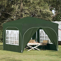 vidaXL Pop-up Partytält 290 x 290 x 245 cm Grön