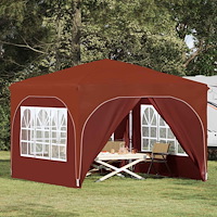 vidaXL Pop-up Partytält 290 x 290 x 245 cm Terracotta