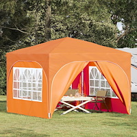 vidaXL Pop-up Partytält 290 x 290 x 245 cm Orange