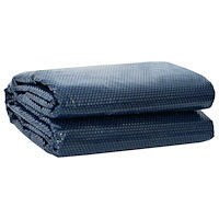vidaXL Poolskydd Tung Kvalitet Svart och blå Ø 527 cm 0,2 mm PE