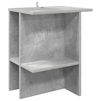 vidaXL Kaffeebord Betonggrå 40 x 30 x 49 cm Konstruerat trä