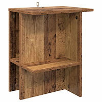 vidaXL Kaffeebord Gammalt trä 40 x 30 x 49 cm Konstruerat trä