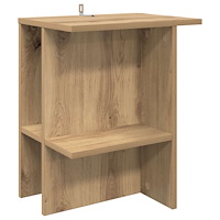 vidaXL Kaffeebord Artisan-ek 40 x 30 x 49 cm Konstruerat trä
