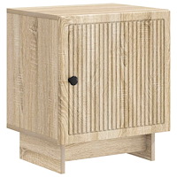 vidaXL Nattduksbord Sonoma-ek 43 x 34,5 x 50 cm Konstruerat trä