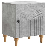 vidaXL Nattduksbord Betonggrå 43 x 34,5 x 50 cm Konstruerat trä
