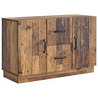 vidaXL Sideboard Gammalt trä 89 x 34,5 x 57 cm Konstruerat trä