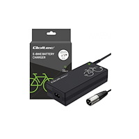 Qoltec Qoltec Laddare för elcykel 36V | 42V | 2A | 3P XLR-18mm + st...