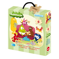 Egmont Kärnan Träpussel 6 bitar Babblarna