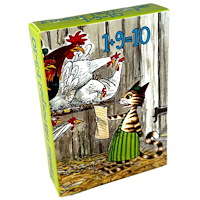 Hjelm förlag Findus räknespel – 1 plus 9 är lika med 10 (addition)