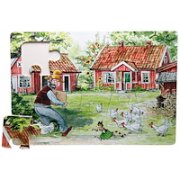 Hjelm förlag Pettson och Findus rampussel - 15 bitar