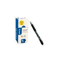 Pilot Pen Gelpen, Pilot G-2, genopfyldelig, 0,7 mm, medium, sort, pakk...