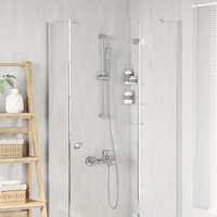 vidaXL Duschsystemset Krom 70 cm Rostfritt stål