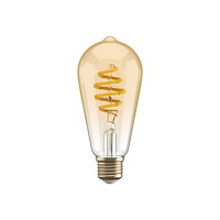 Hombli Hombli Smart - LED-glödlampa med filament - form: ST64 - E27 - 5.5 W - varmt vitt ljus - 1800-2700 K - bärnsten