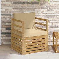 vidaXL Utomhussoffa Polyester Vit