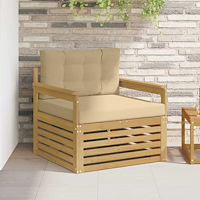 vidaXL Utomhussoffa Polyester Vit