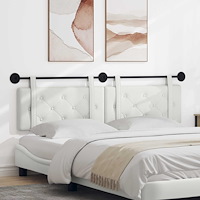 vidaXL Hängande sänggavel Konstläder