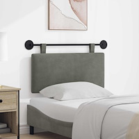 vidaXL Hängande sänggavel Kordread tyg