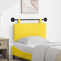 vidaXL Hängande sänggavel Kordread tyg