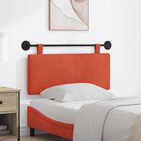 vidaXL Hängande sänggavel Kordread tyg