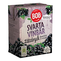 BOB BOB LÄTTDR 2DL SV/VINBÄR
