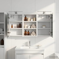vidaXL Badrumsskåpsset 3 pcs 90 x 10,5 x 50 cm Konstruerat trä