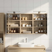 vidaXL Badrumsskåpsset 3 pcs 90 x 10,5 x 50 cm Konstruerat trä