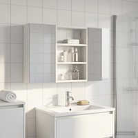 vidaXL Badrumsskåpsset 3 pcs 100 x 10,5 x 50 cm Konstruerat trä