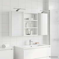 vidaXL Badrumsskåpsset 3 pcs 100 x 10,5 x 50 cm Konstruerat trä