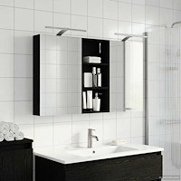 vidaXL Badrumsskåpsset 3 pcs 110 x 10,5 x 60,5 cm Konstruerat trä