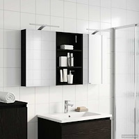 vidaXL Badrumsskåpsset 3 pcs 120 x 10,5 x 60,5 cm Konstruerat trä