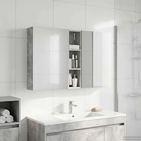 vidaXL Badrumsskåpsset 3 pcs 120 x 14,5 x 70 cm Konstruerat trä