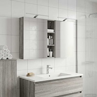 vidaXL Badrumsskåpsset 3 pcs 120 x 14,5 x 70 cm Konstruerat trä