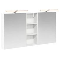 vidaXL Badrumsskåpsset 3 pcs 130 x 14,5 x 70 cm Konstruerat trä