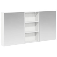 vidaXL Badrumsskåpsset 3 pcs 140 x 14,5 x 70 cm Konstruerat trä