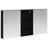 vidaXL Badrumsskåpsset 3 pcs 140 x 14,5 x 70 cm Konstruerat trä