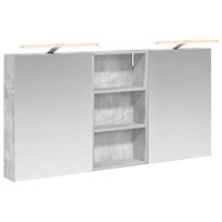 vidaXL Badrumsskåpsset 3 pcs 140 x 14,5 x 70 cm Konstruerat trä