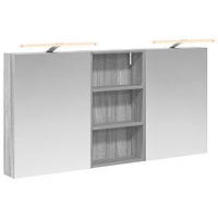 vidaXL Badrumsskåpsset 3 pcs 140 x 14,5 x 70 cm Konstruerat trä