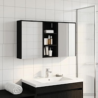 vidaXL Badrumsskåpsset för 3 pcs 116 x 16 x 62,5 cm Konstruerat trä