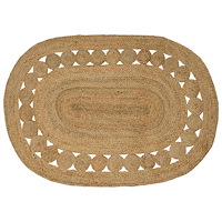 vidaXL Matta Brun 100 x 152 cm Jute