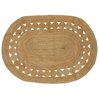 vidaXL Matta Brun 122 x 183 cm Jute