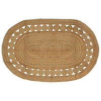 vidaXL Matta Brun 152 x 245 cm Jute