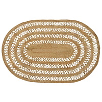 vidaXL Matta Brun 122 x 183 cm Jute