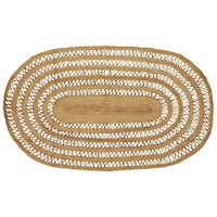 vidaXL Matta Brun 205 x 305 cm Jute