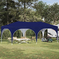 vidaXL Pop-up Partytält Blå 575 x 288 x 245 cm Oxford Tyg